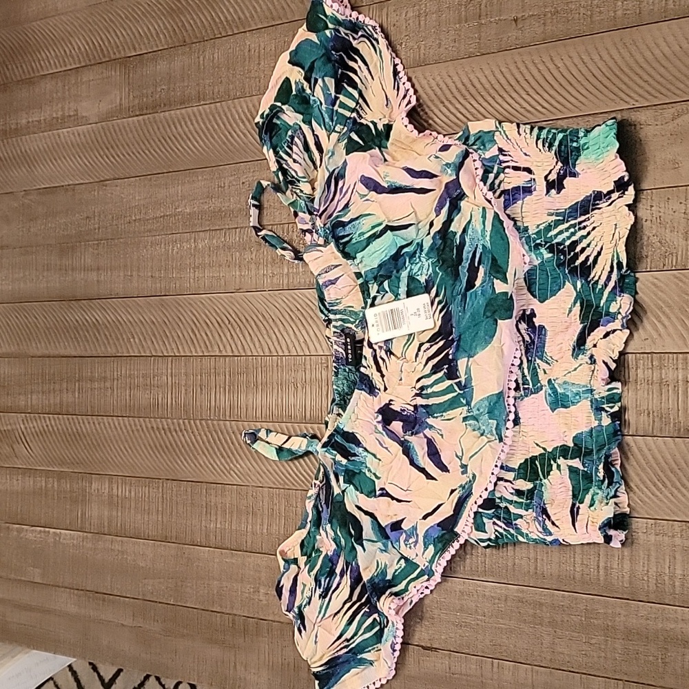 Torrid tropical crop top